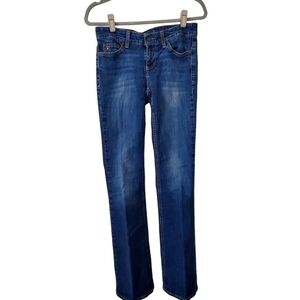 Tommy Hilfiger Vintage Sz 4L bootcut distressed leg hems X long | GUC